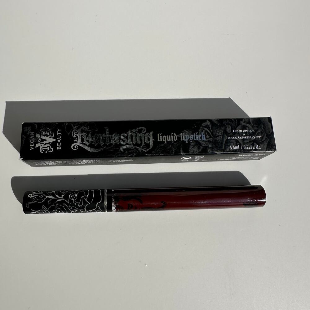 KVD Beauty Kat von D Everlasting Liquid Lipstick Vampira Deep Vamp OG Formula BN